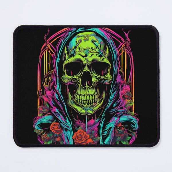 Item preview, Skeleton Death Neon Tattoo designed and sold by CyberArtistOne.