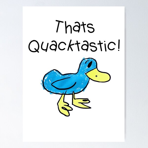 Vista previa del artículo con la obra «eso es Quacktastic», diseñado y vendido por American Artist Designs.