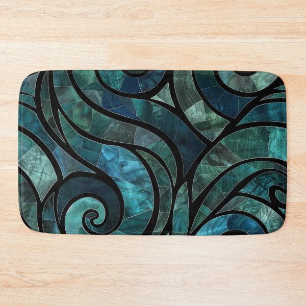 Item preview, New Zealand Paua Māori Pattern Koru Design designed and sold by GrinGalore.