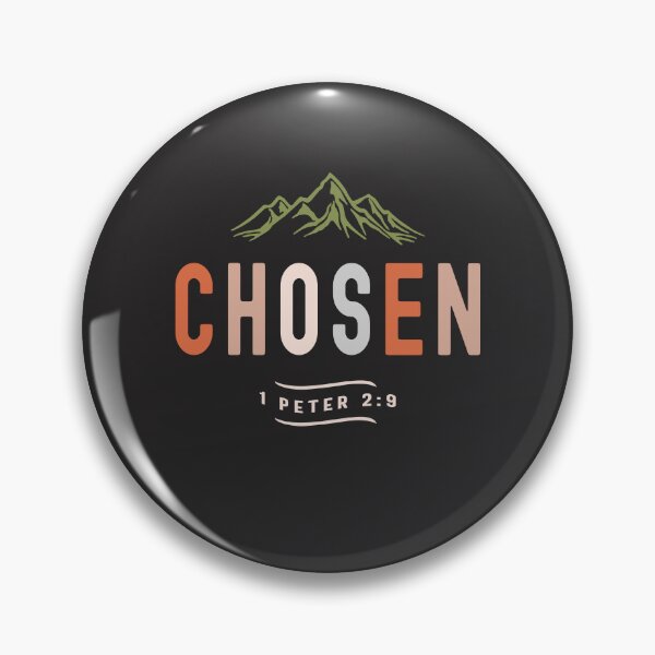 Item preview, Chosen 1 Peter 2:9 Christian Quote designed and sold by cidolopez.