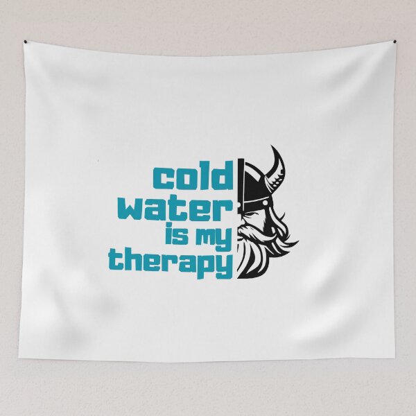 Item preview, Cold Water Is My Therapy Funny Gifts for Pepole Who Like Ice Bathing designed and sold by byMartha.