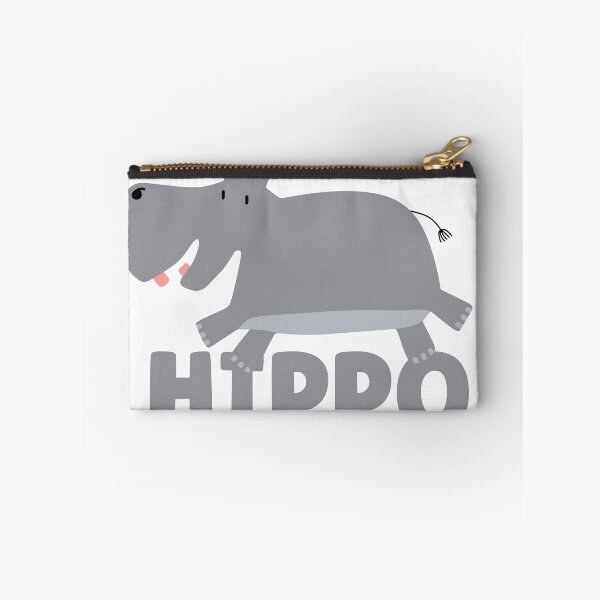 Item preview, Happy Hippo designed and sold by BlackOwlCreate.