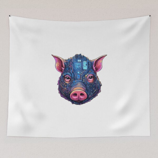 Item preview, Cyber Pig // Pig // cyber animal // Robotic animal // AI designed and sold by SMARTKIT  DESIGNAGENCY.