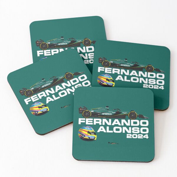 Item preview, Fernando Alonso - 2024 F1 helmet Aston Martin AMR24 designed and sold by JageOwen.