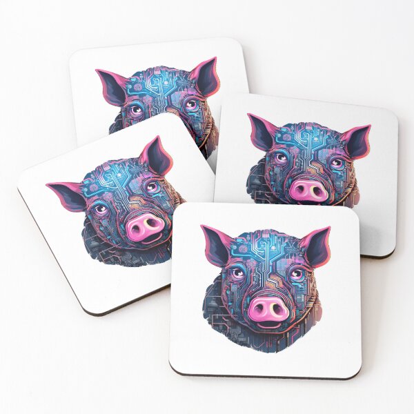 Item preview, Cyber Pig // Pig // cyber animal // Robotic animal // AI designed and sold by SMARTKIT  DESIGNAGENCY.