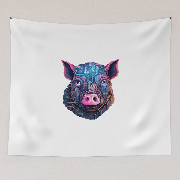 Item preview, Cyber Pig // Pig // cyber animal // Robotic animal // AI designed and sold by SMARTKIT  DESIGNAGENCY.