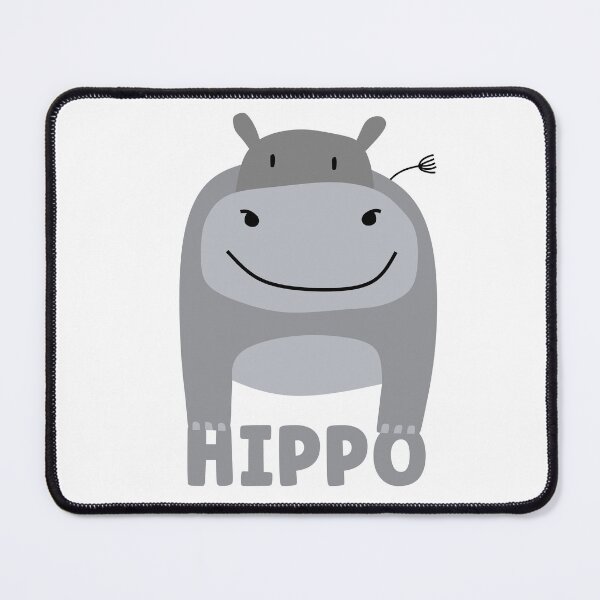 Item preview, Happy Hippo designed and sold by BlackOwlCreate.
