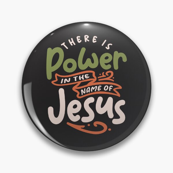 Item preview, Power in Jesus Name Christian Quote designed and sold by cidolopez.
