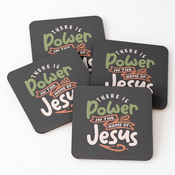Item preview, Power in Jesus Name Christian Quote designed and sold by cidolopez.
