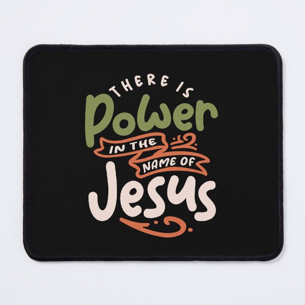 Item preview, Power in Jesus Name Christian Quote designed and sold by cidolopez.