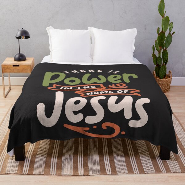 Item preview, Power in Jesus Name Christian Quote designed and sold by cidolopez.