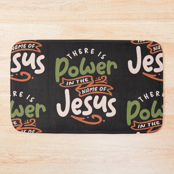 Item preview, Power in Jesus Name Christian Quote designed and sold by cidolopez.