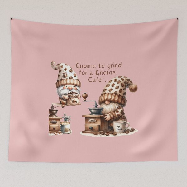 Item preview, Gnome to Grind for a Gnome Cafe | Cute Cafe Worker Gnome Design designed and sold by Gnome to Express.