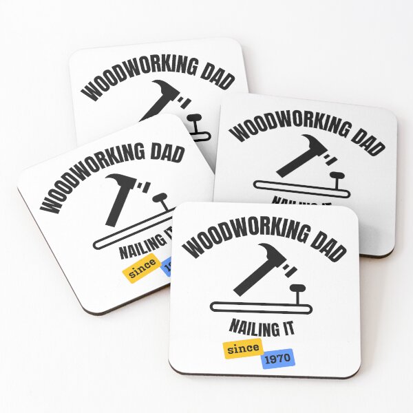 Item preview, Woodworking Dad Nailing It Since 1970 designed and sold by DesignMore21.