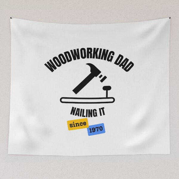 Item preview, Woodworking Dad Nailing It Since 1970 designed and sold by DesignMore21.
