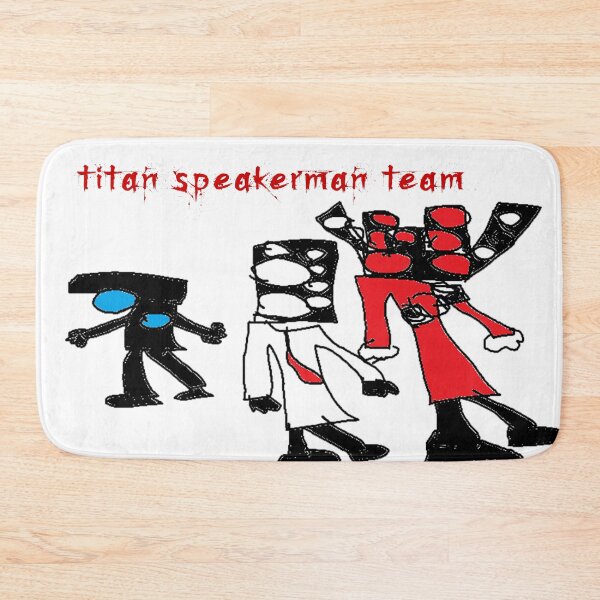 Item preview, Titan speakerman T-Shirt Front Back Print Mens Tee Staff Event Uniform Bouncer Screen Printed designed and sold by Espin23.