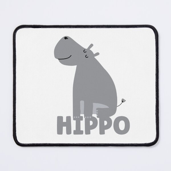 Item preview, Happy Hippo designed and sold by BlackOwlCreate.