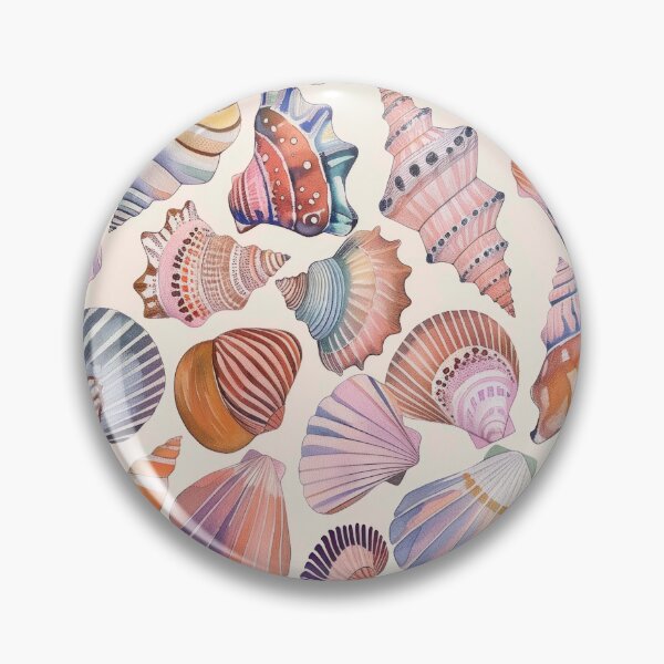 Item preview, Pink Sea Shells Dream designed and sold by Gourmet Neko Art | .