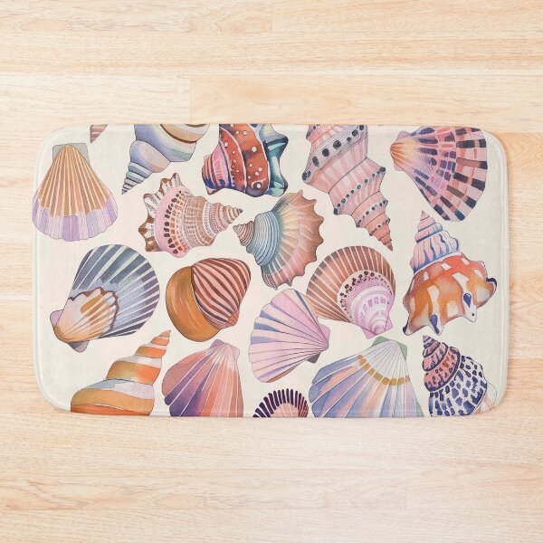 Item preview, Pink Sea Shells Dream designed and sold by Gourmet Neko Art | .