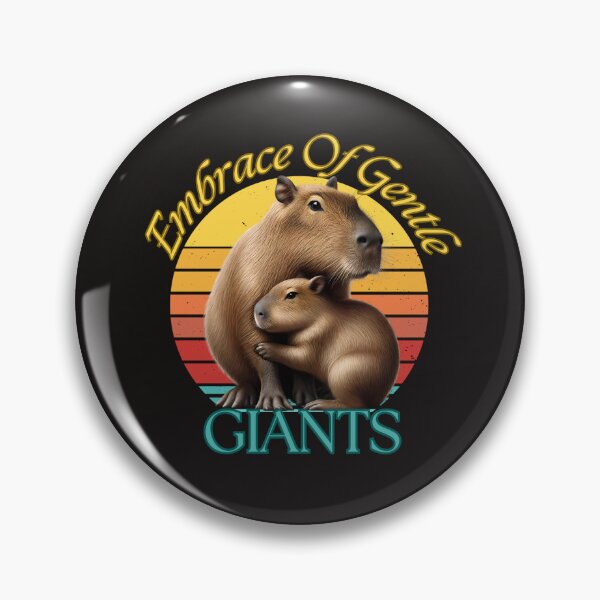 Item preview, Embrace Of Gentle Giants Loving Capybaras designed and sold by elynne9.