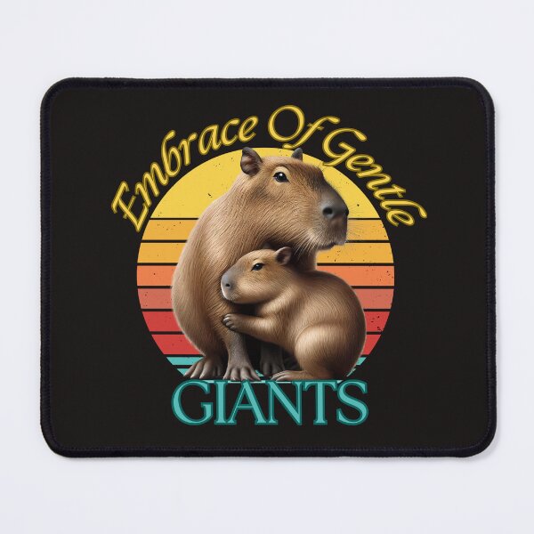Item preview, Embrace Of Gentle Giants Loving Capybaras designed and sold by elynne9.