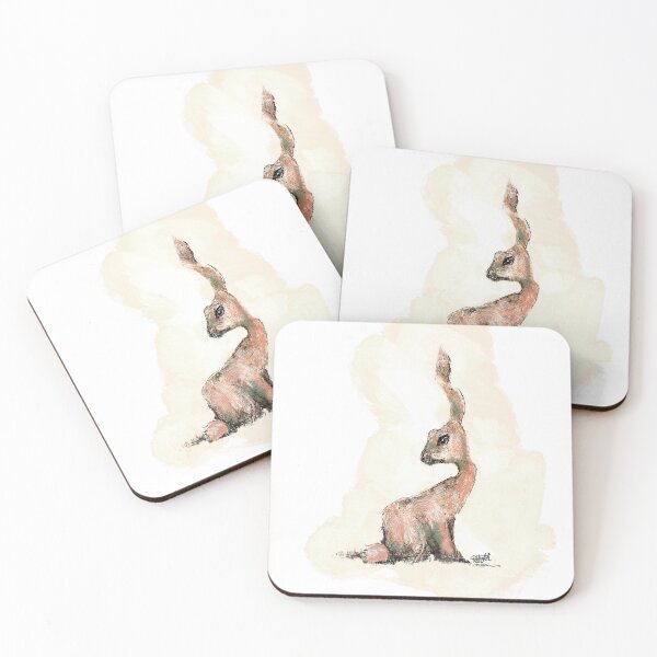 Item preview, Hand drawn watercolor  Hare illustration  designed and sold by Kobemyers.