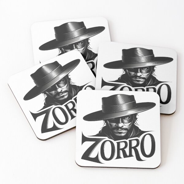 Item preview, The Fox. Don Diego de la Vega. Zorro Fan Art. Gifts for Zorro Fans. designed and sold by LilianPixel.