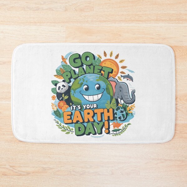 Item preview, Environmental Awareness, Go Planet It's Your Earth Day, Happy Earth Day designed and sold by JustCrafted.