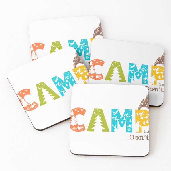 Item preview, Camp hair don't care, camping women designed and sold by Add2crt.