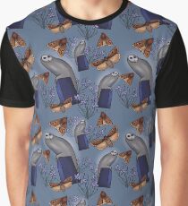 Canberra Owl - Blue Graphic T-Shirt