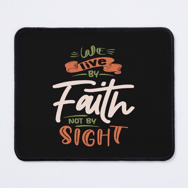 Item preview, Live by Faith Inspirational Christian Quote designed and sold by cidolopez.