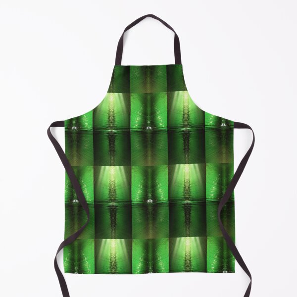 Item preview, Green symmetrical abstract composition designed and sold by Carré Comme Orange.