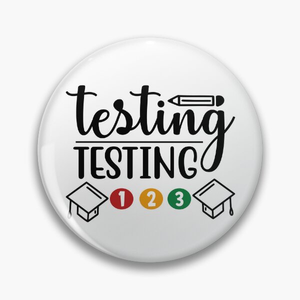 Item preview, Testing Testing 123 Test Day Rock The Test Funny Test Day Gear designed and sold by DynamicDesign.