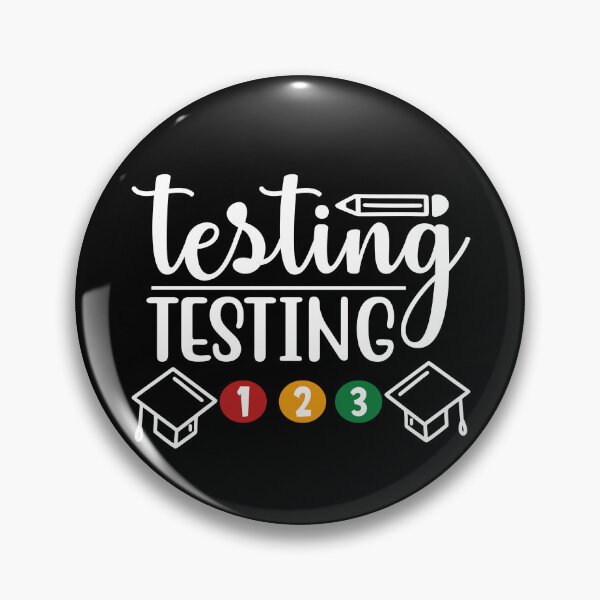 Item preview, Testing Testing 123 Test Day Rock The Test Funny Test Day Gear designed and sold by DynamicDesign.