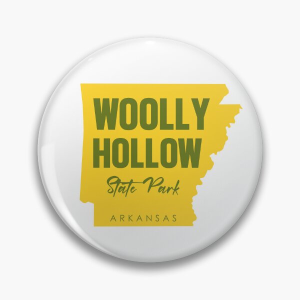 Artikelvorschau, Woolly Hollow State Park Arkansas Karte entworfen und verkauft von bivenart.