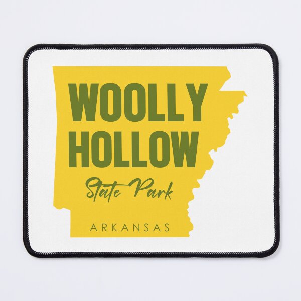 Item preview, Woolly Hollow State Park Arkansas Map designed and sold by bivenart.