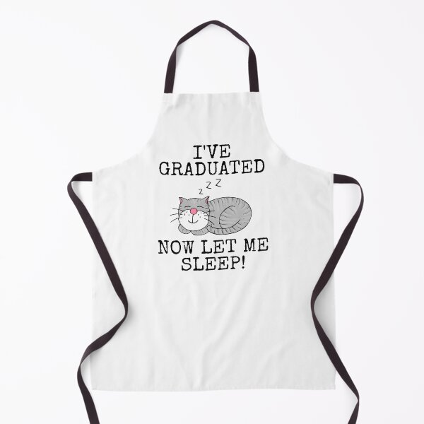 Item preview, I've Graduated Now Let Me Sleep, Graduation Cat Funny designed and sold by doodlerob.