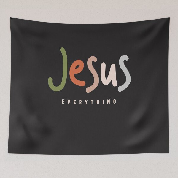 Item preview, Jesus Everything Inspirational Christian Quote designed and sold by cidolopez.