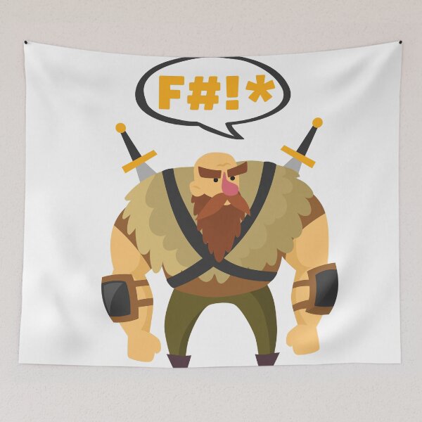 Aperçu de l'œuvre Angry Warrior créée et vendue par BlackOwlCreate.