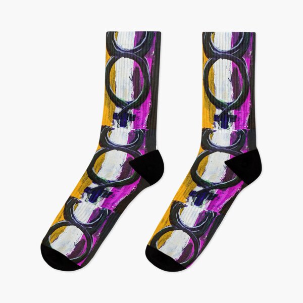 Item preview, Nonbinary Mercury Symbol and Flag designed and sold by echomultiverse.
