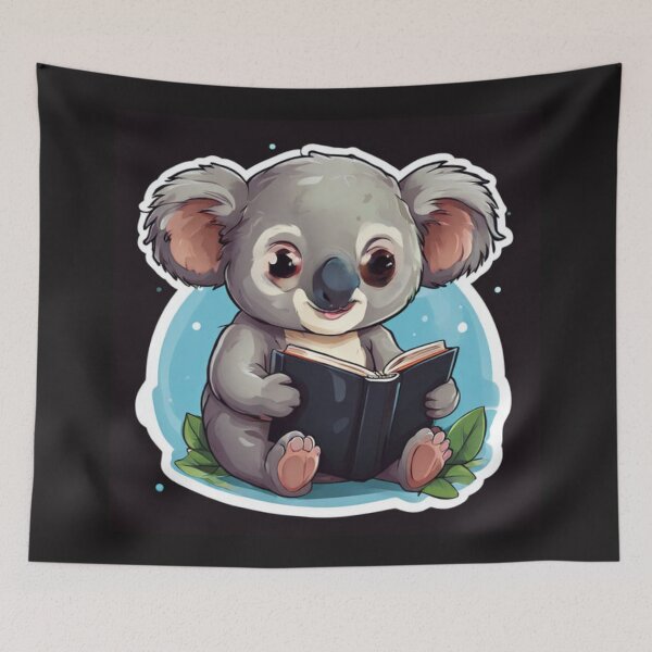 Item preview, Koala Reading Art designed and sold by Planetporridge.