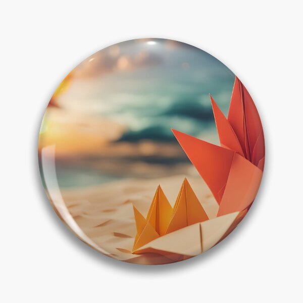 Item preview, Original Art - Golden Horizons: Sunset Serenity by the Sea designed and sold by ArtfulFolds.