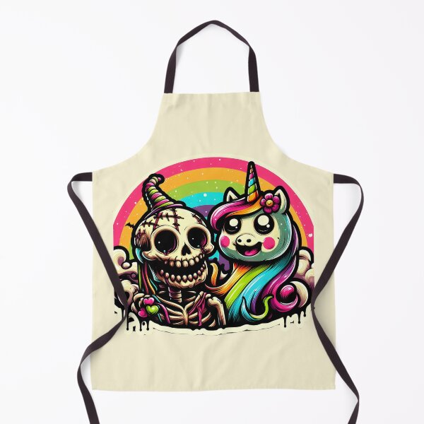 Item preview, Skeleton and zombie unicorn designed and sold by Animalpetslover.