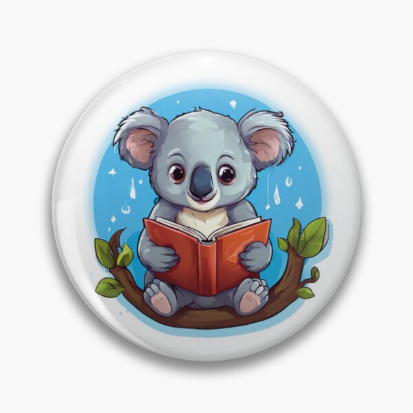 Item preview, Koala with a book designed and sold by Planetporridge.