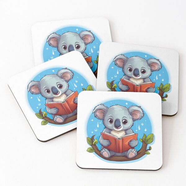 Item preview, Koala with a book designed and sold by Planetporridge.