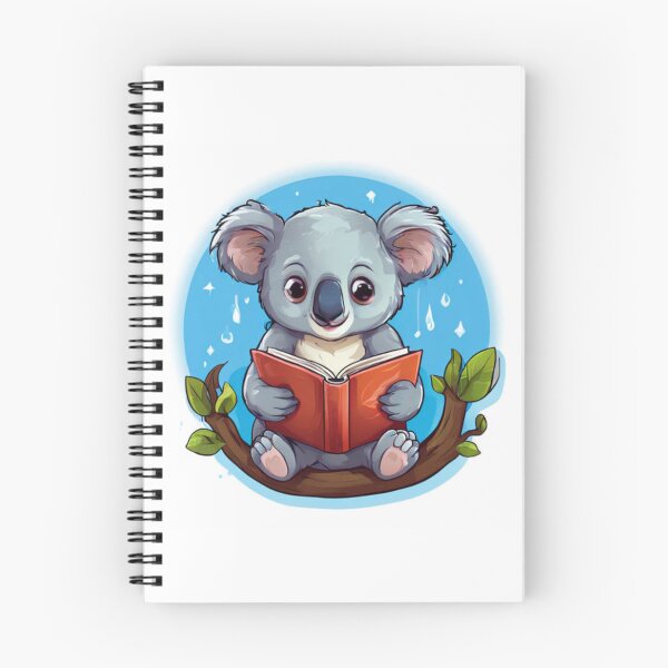 Item preview, Koala with a book designed and sold by Planetporridge.