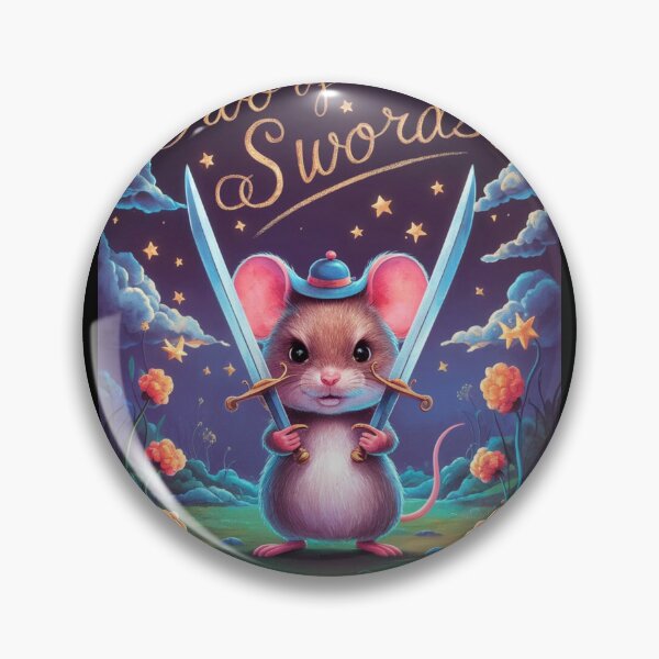 Item preview, Tarot Card - Two of Swords. mouse theme, mouse lover, cute mouse designed and sold by ZodiacWonders.