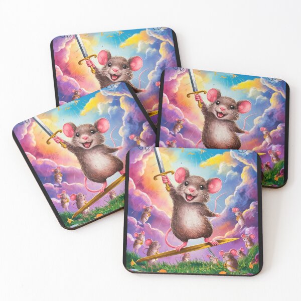 Item preview, Tarot Card - Ace of Swords. mouse theme, mouse lover, cute mouse designed and sold by ZodiacWonders.