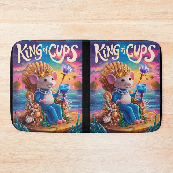 Item preview, Tarot Card - King of Cups. mouse theme, mouse lover, cute mouse designed and sold by ZodiacWonders.
