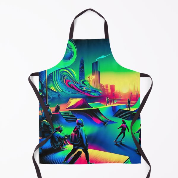 Item preview, Cyberpunk Skatepark Neon uv reactive Nights designed and sold by Taans-Creation.